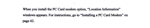 [ Installing a modem (original) ]